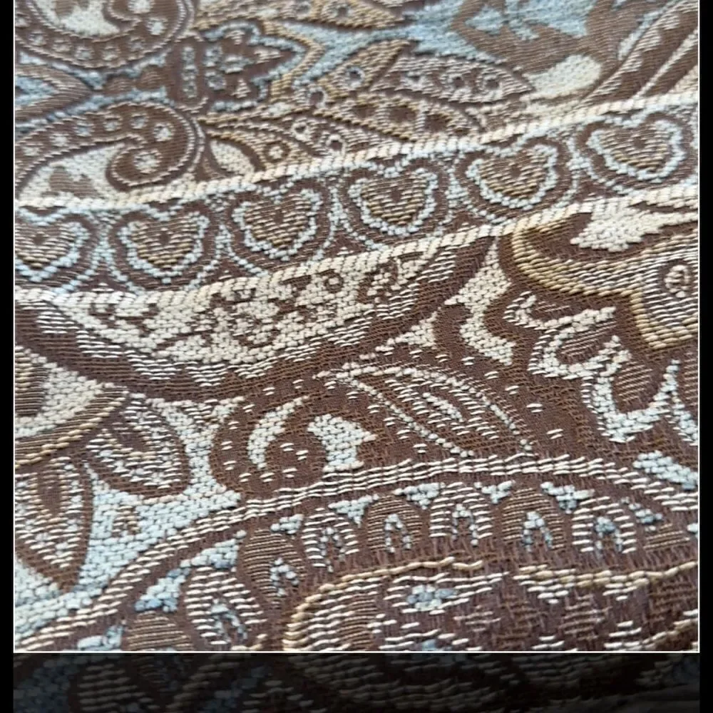 Biltmore Paisley Window Valances (2) 80”x18”